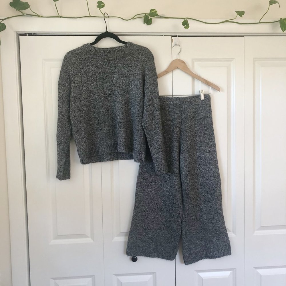 Nasty Gal Grey Knit Set